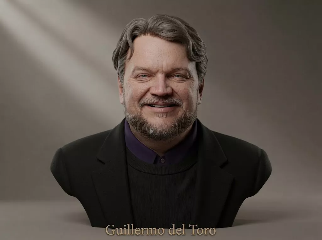 Guillermo del Toro Bust 3D Printable 3D print model
