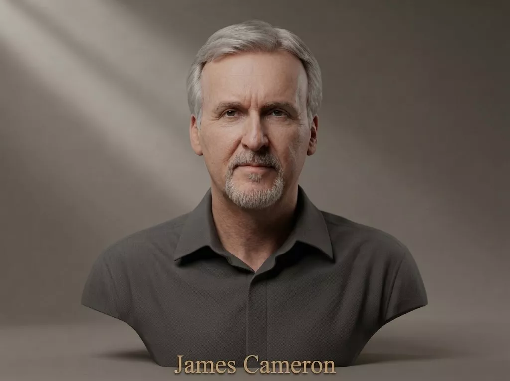 James Cameron Bust 3D Printable 3D print model