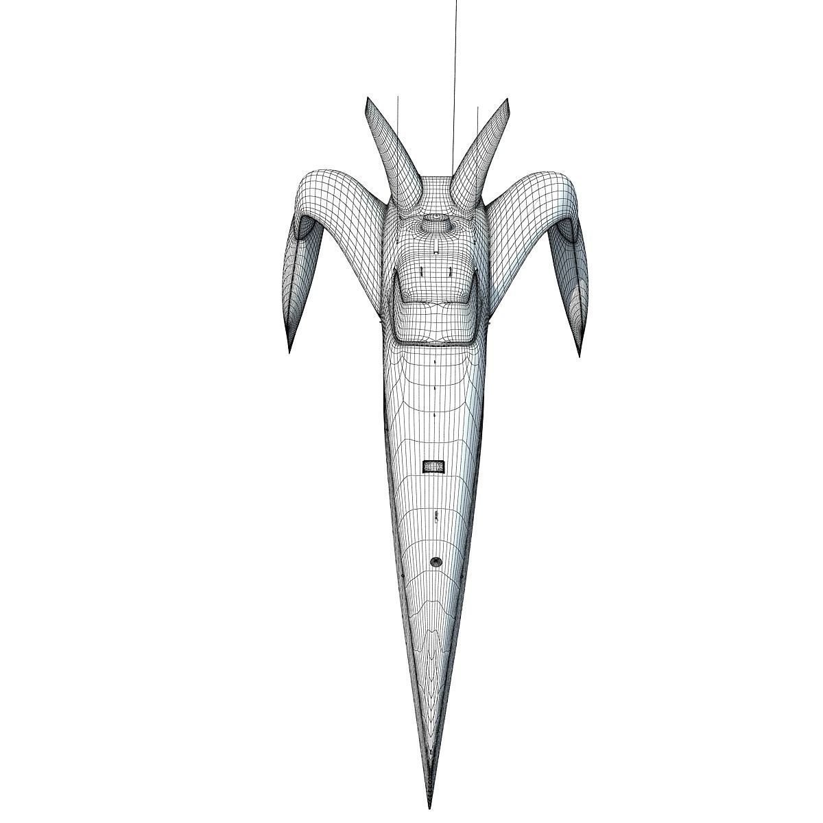 Earthrace White Boat 3D model_18