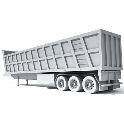 Dump Trailer 11 3D model_1