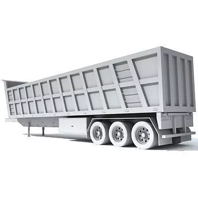 Dump Trailer 11 3D model_0