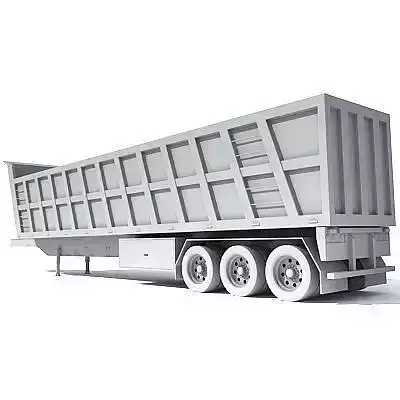 Dump Trailer 11 3D model