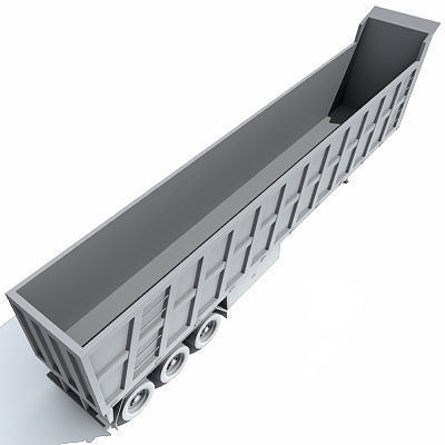 Dump Trailer 11 3D model_5