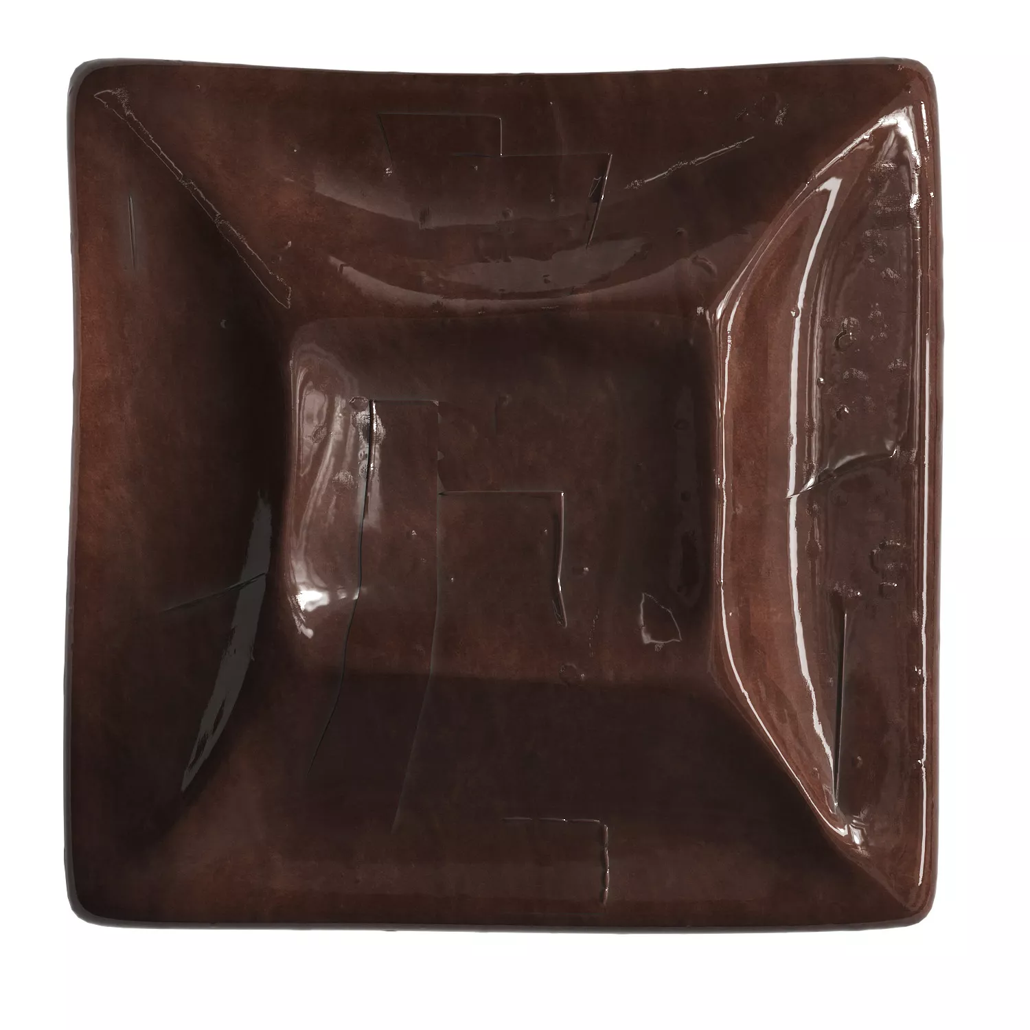 Brown panel Wall Decor 3D model
