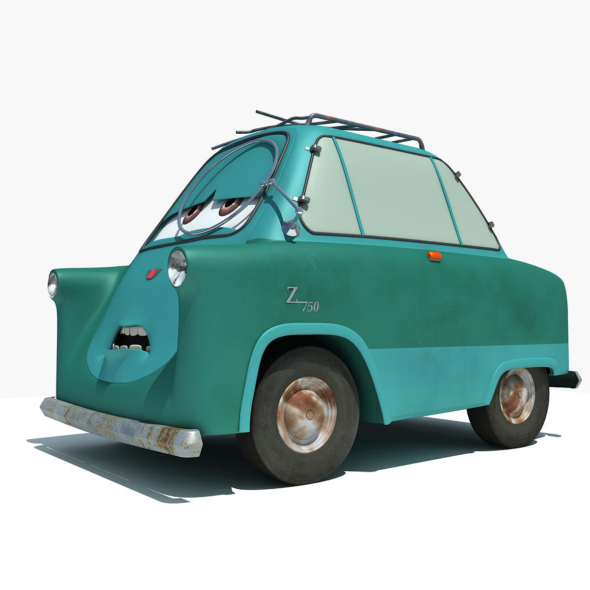 Disney Pixar Cars 2 3D model_14