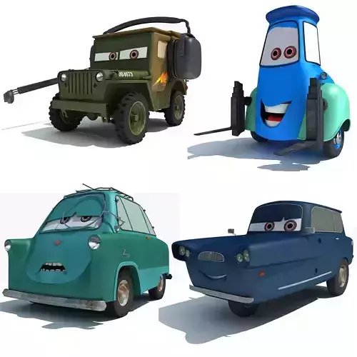 Disney Pixar Cars 2 3D model