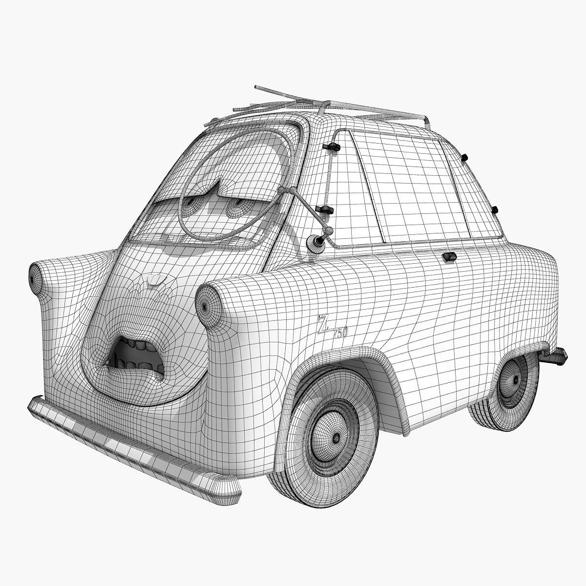 Disney Pixar Cars 2 3D model_52