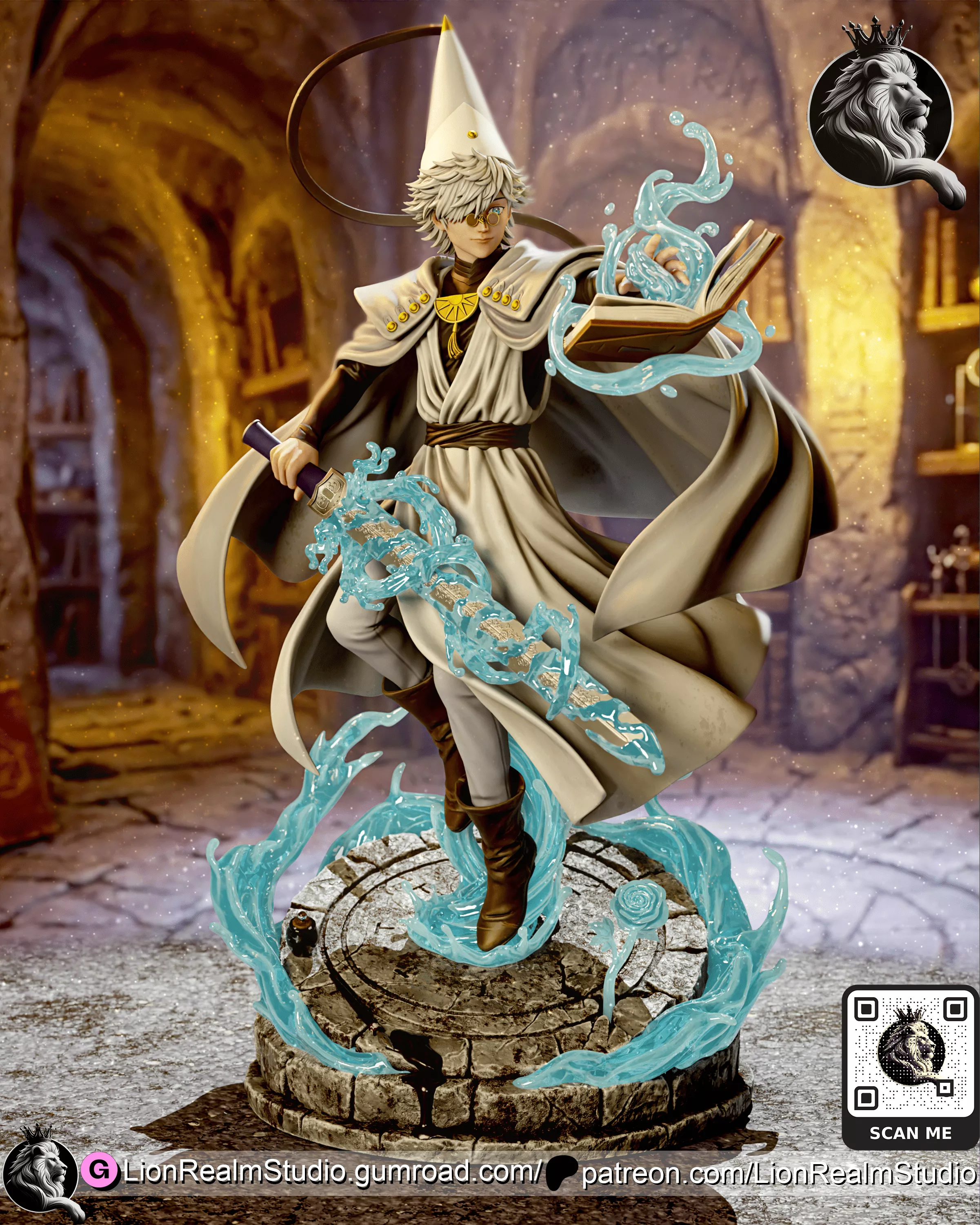 Qifrey from Witch Hat Atelier 3D print model