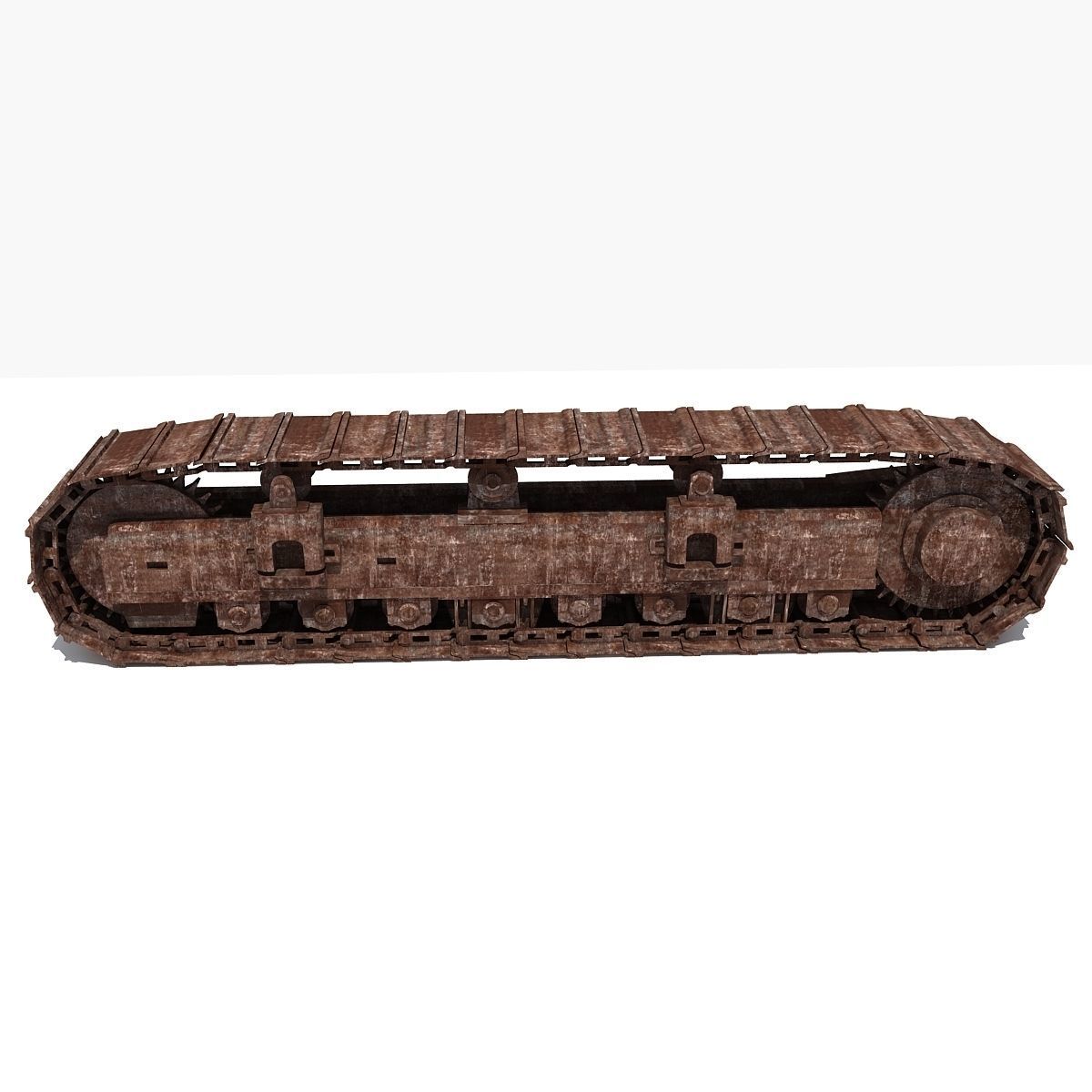 Rusted Crawler Track 3D model_3