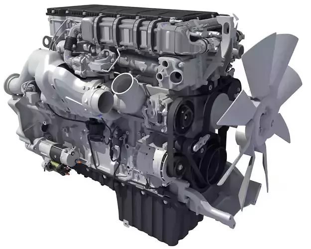 Detroit Truck Engine 3D model