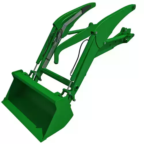 Green Crane  3D model