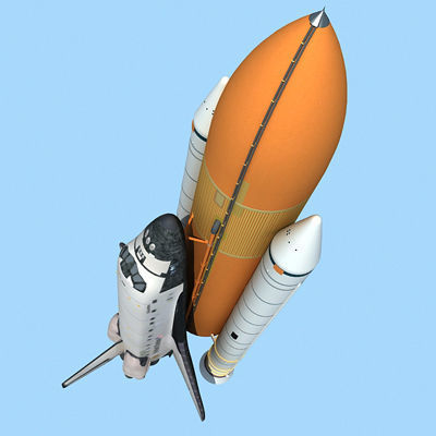 Columbia USA Space Shuttle 3D model_3