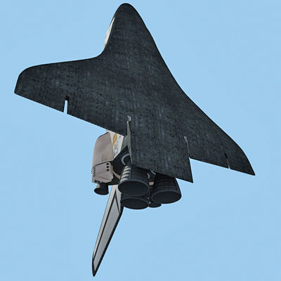Columbia USA Space Shuttle 3D model_5