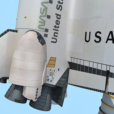 Columbia USA Space Shuttle 3D model_7