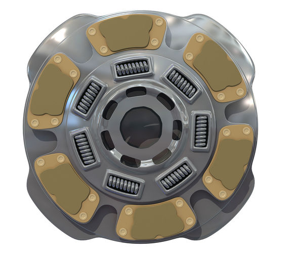Flywheel Model of Clutch Disk 3D model