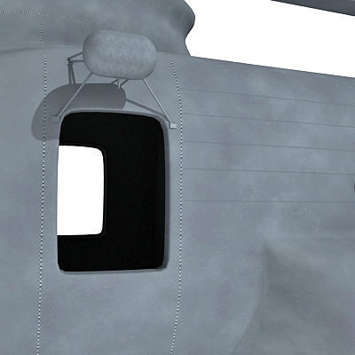 Military Chinook Helicopter 3D model_31