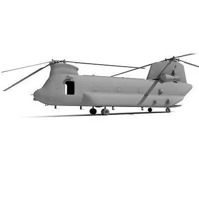 Chinook CH-47 Helicopter 2 3D model