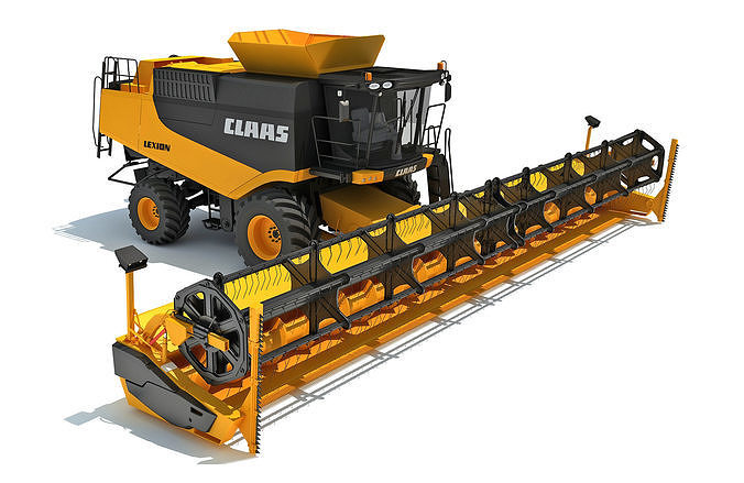 Claas Lexion Combine Harvester 3D model