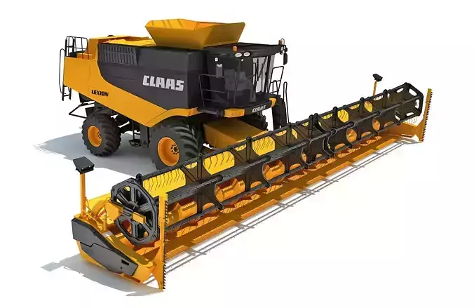 Claas Lexion Combine Harvester 3D model