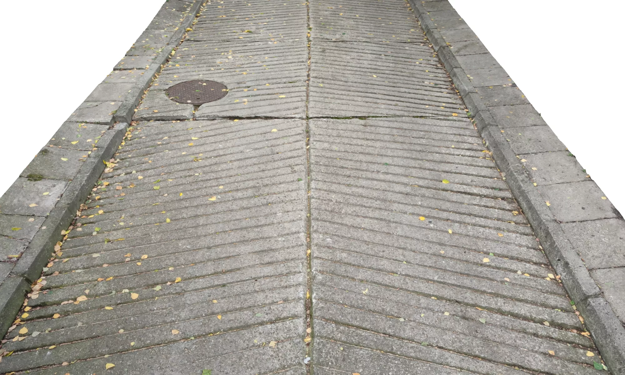 Parking Surface scan 16 K HD Low-poly 3D model