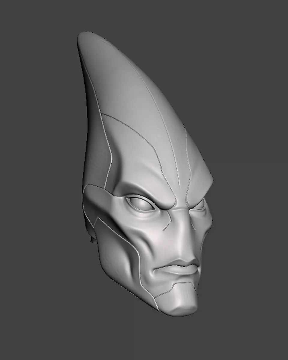 Martian Manhunter true form headsculpt head sculpt 3D print model