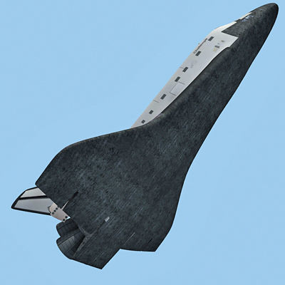Challenger Space Shuttle 3D model_4