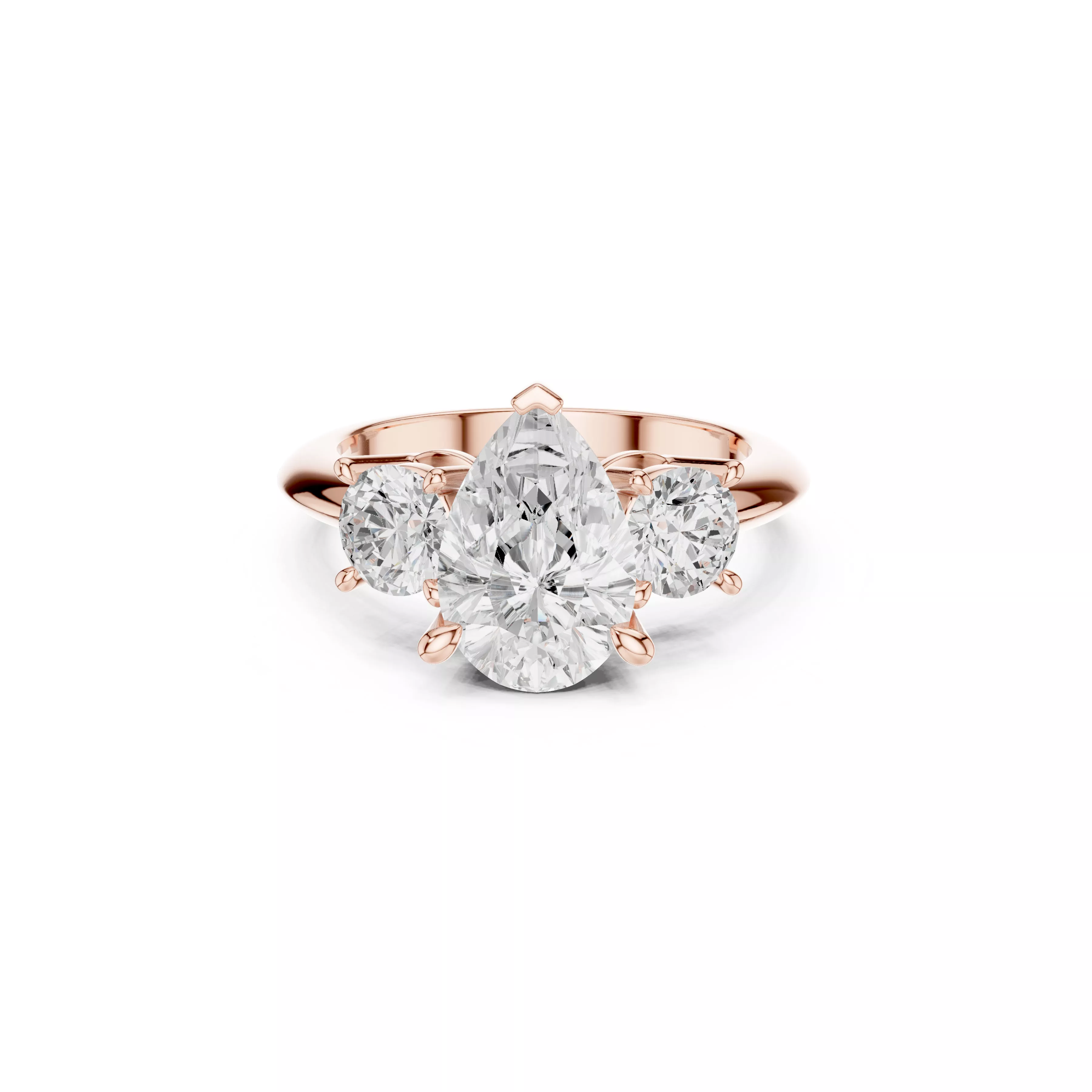 Custom Fine Jewelry Diamond Ring Gold Band STL 3DM 903 3D model 3D ...