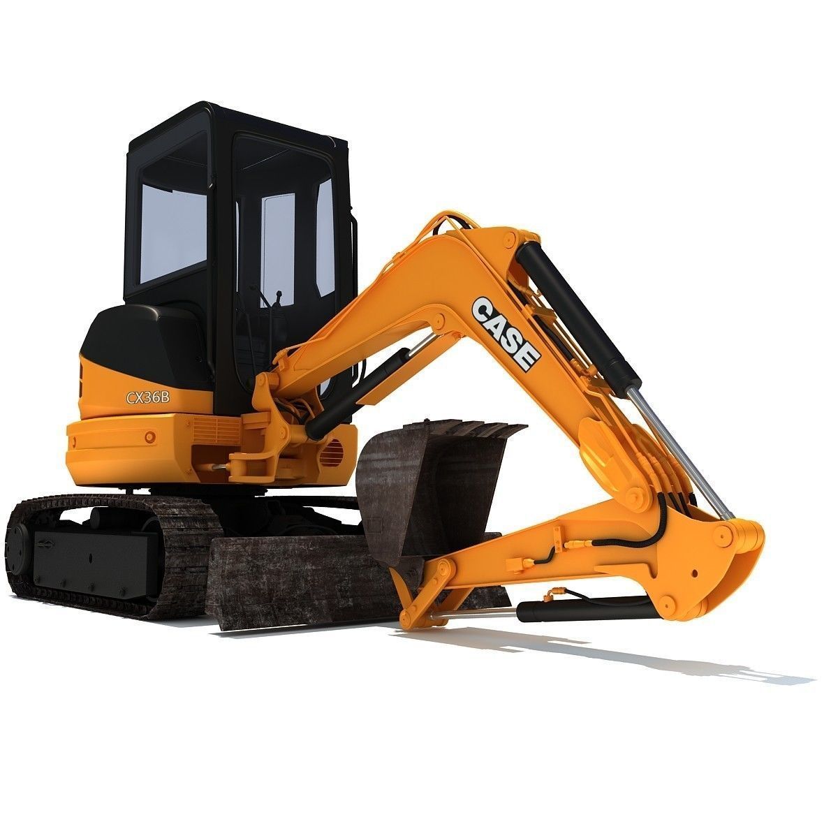 Set of 4 Industrial Machines 3D model_23