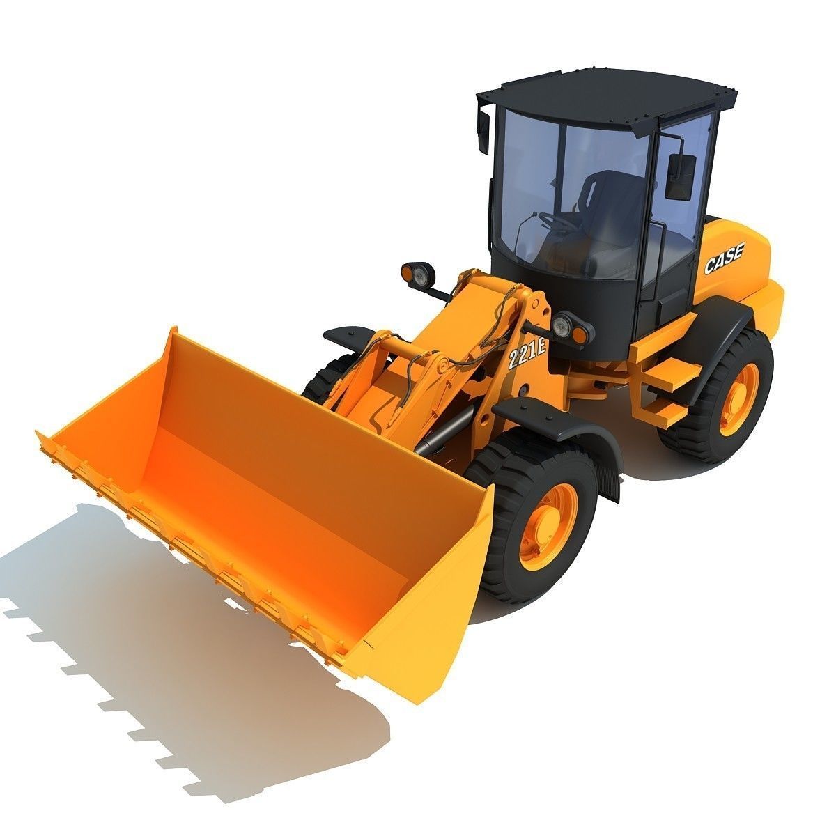 Set of 4 Industrial Machines 3D model_21