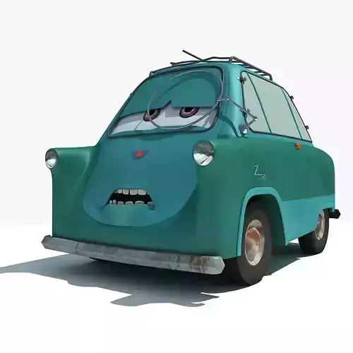Cars 2 Movie - Professor Z 3D model