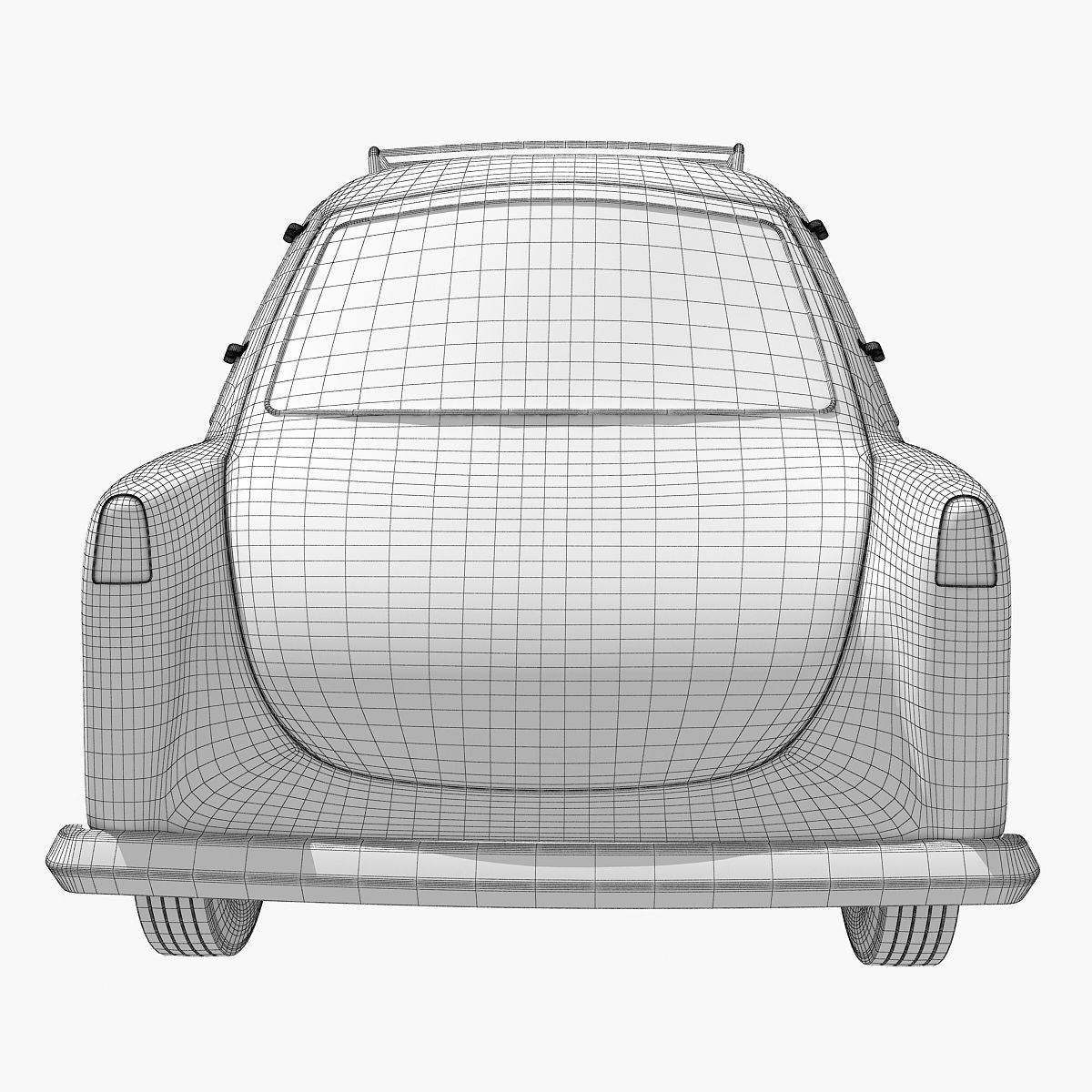 Cars 2 Movie - Professor Z 3D model_13