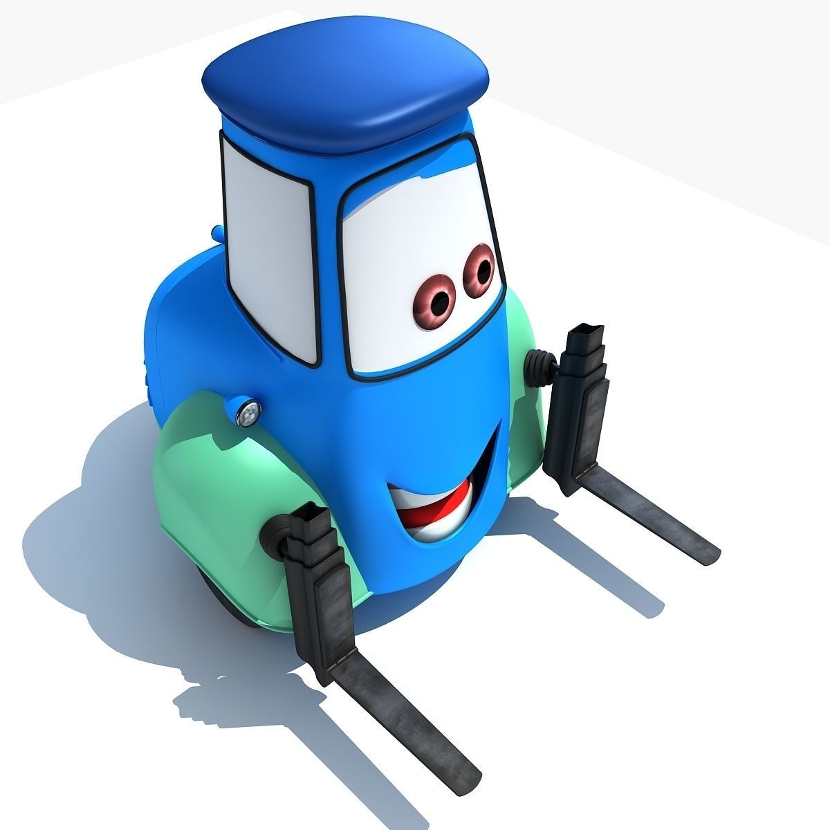Guido Character from Movie Cars 3D model_5