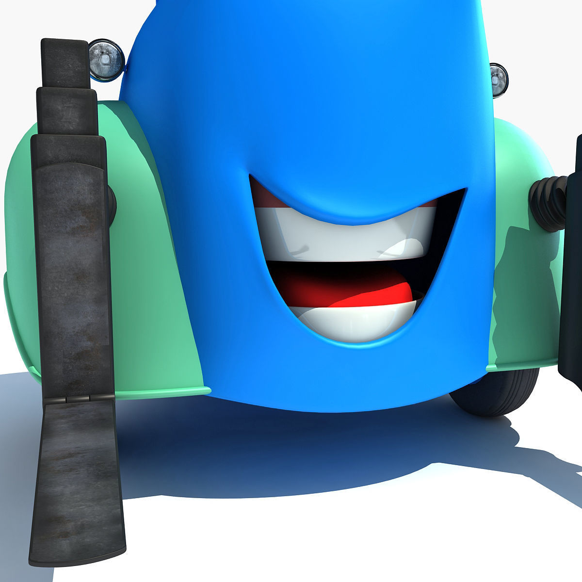 Guido Character from Movie Cars 3D model_11