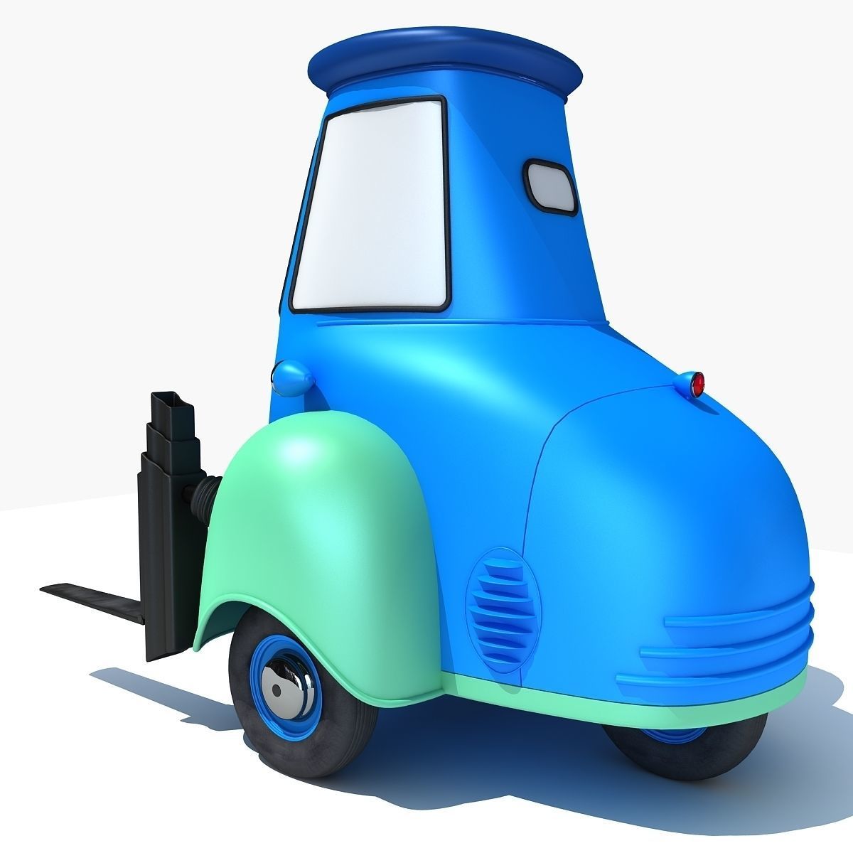Guido Character from Movie Cars 3D model_2