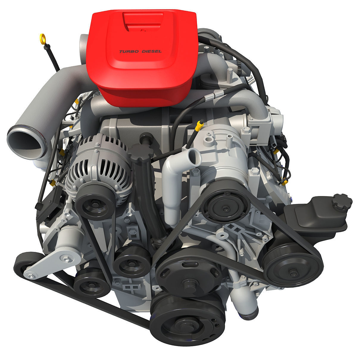 Red Car Engine