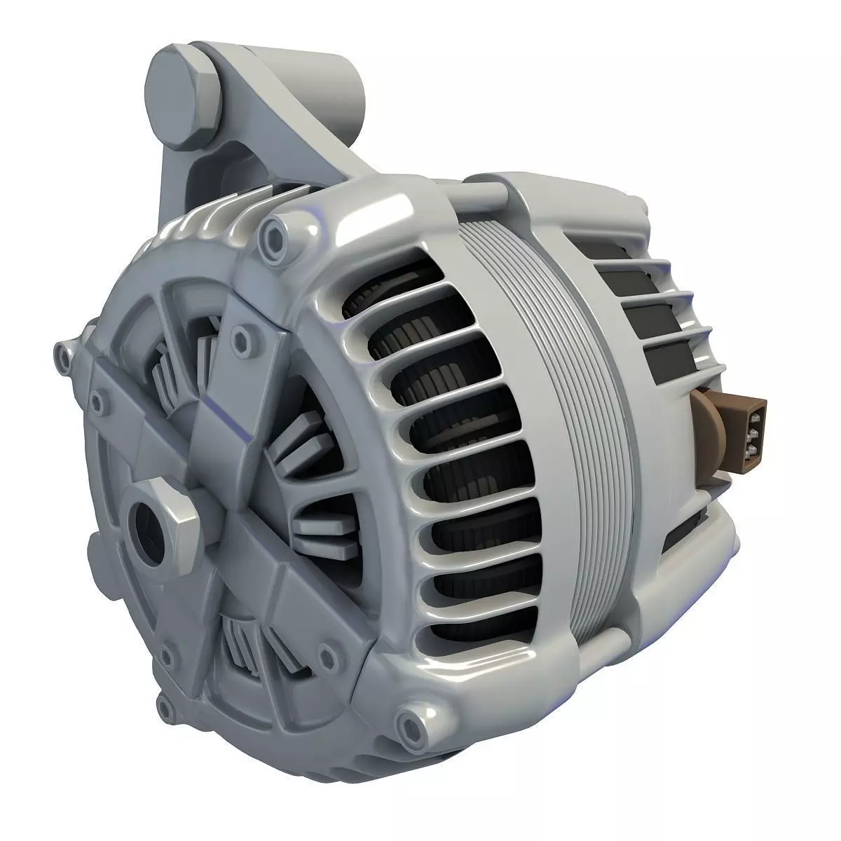 Combustion Alternator 3D model_0