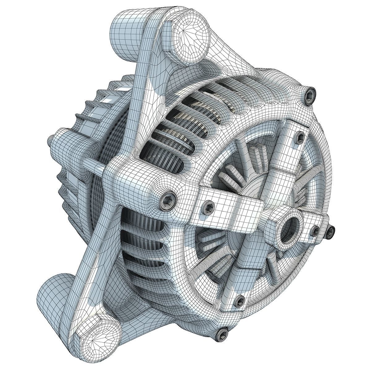 Combustion Alternator 3D model_10