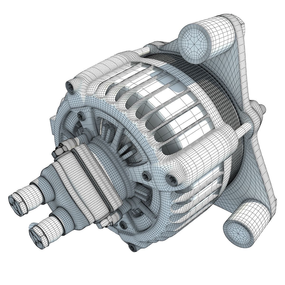 Combustion Alternator 3D model_8