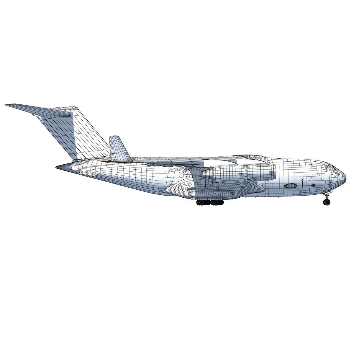 Military Globemaster C-17 Aircraft 3D model_24