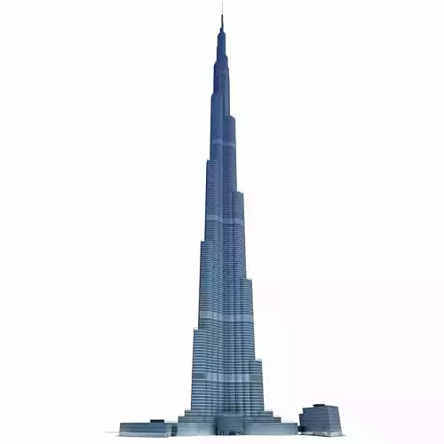 Burj Khalifa Tower 3D model