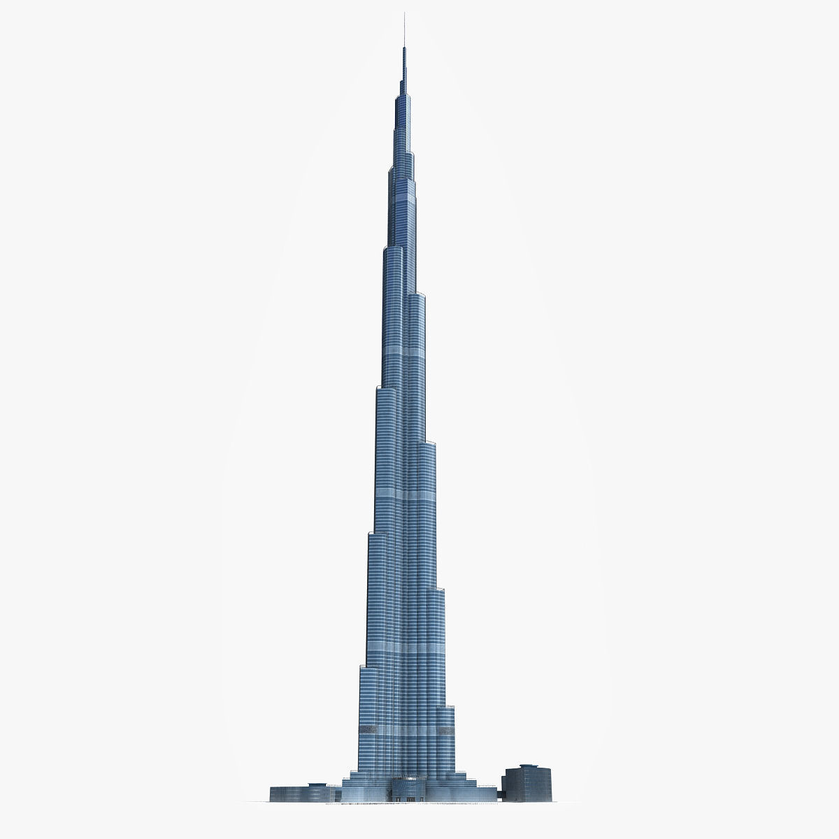 Burj Khalifa Tower 3D model_1