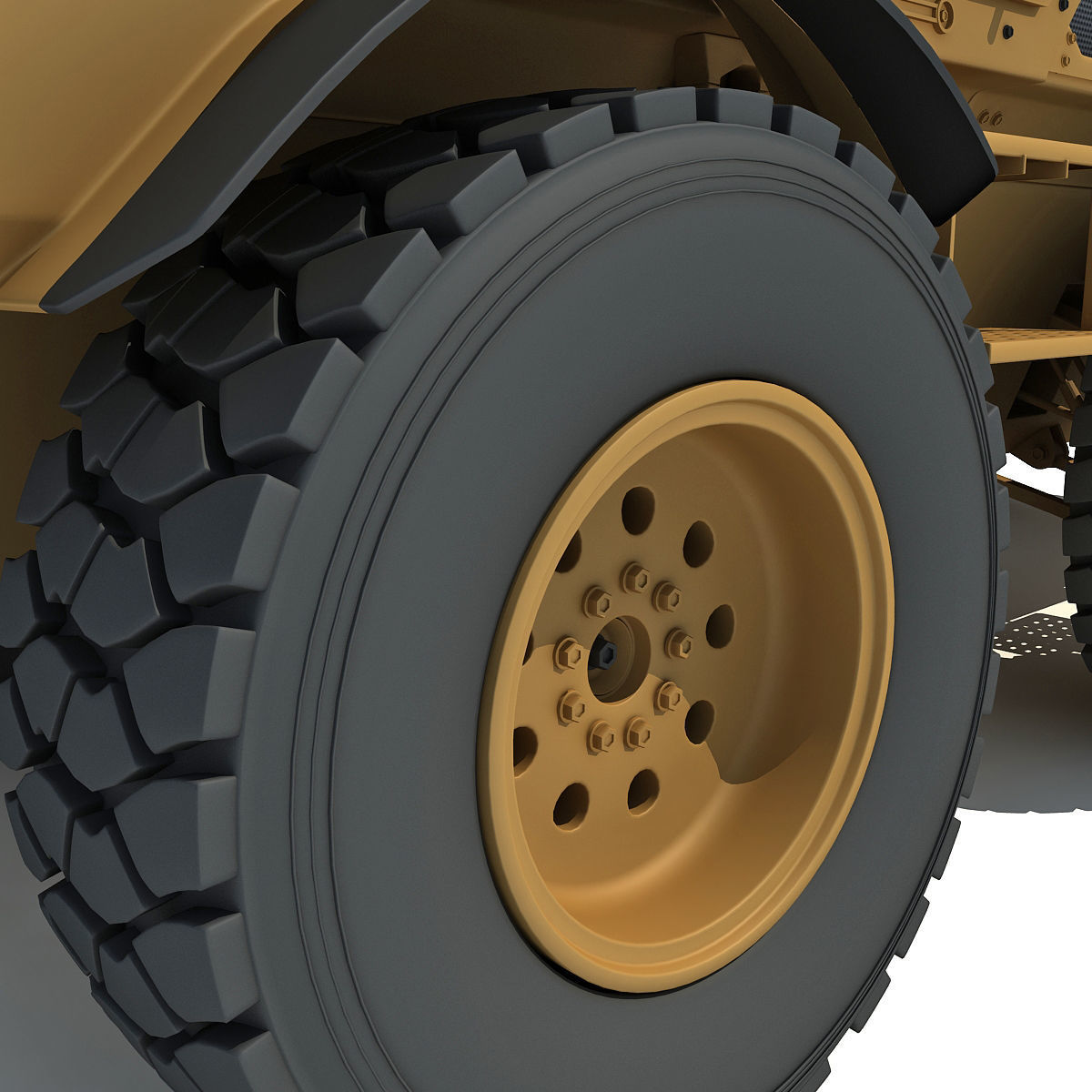 Yellow TMV tank 3D model_14