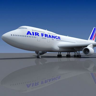 6 Textures for Boeing 3D model_8