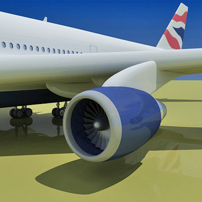 6 Textures for Boeing 3D model_25