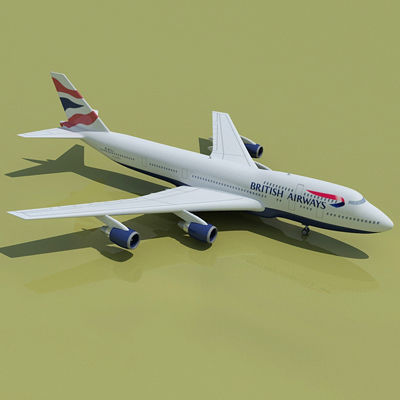 6 Textures for Boeing 3D model_17