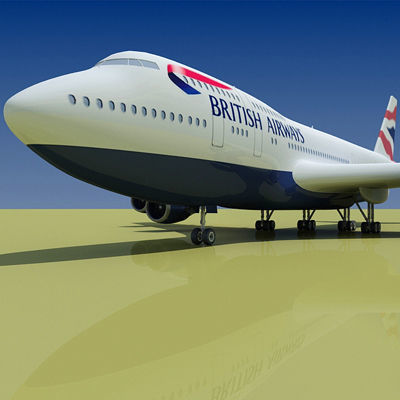 6 Textures for Boeing 3D model_13