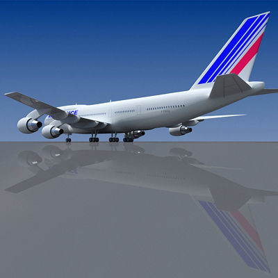 6 Textures for Boeing 3D model_7