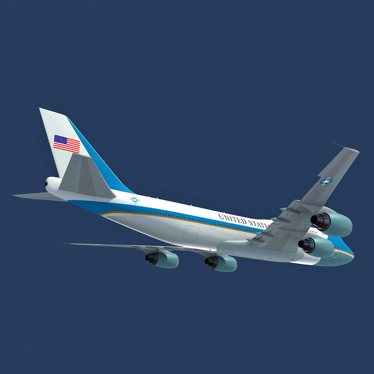 Boeing Air Force One VC-25 3D model_3