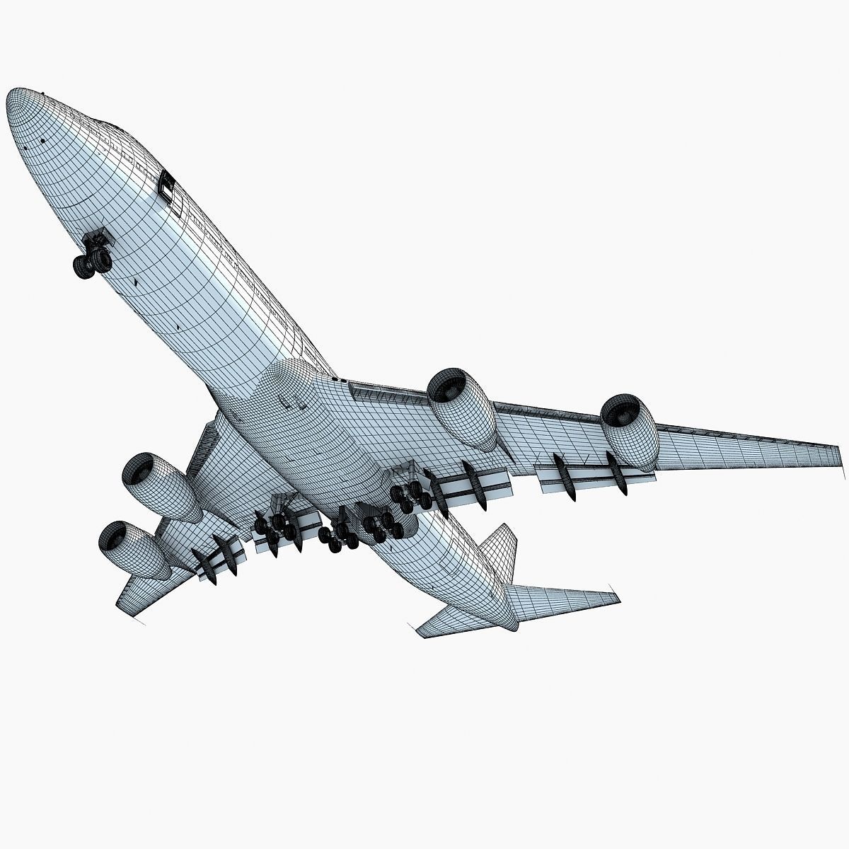 Boeing Air Force One and Marine One 3D model_30