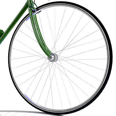 Simple Street Bicycle 3D model_8